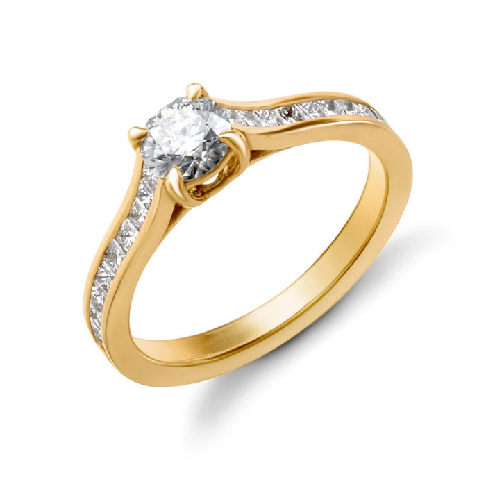 Solitaire 'Love' diamants