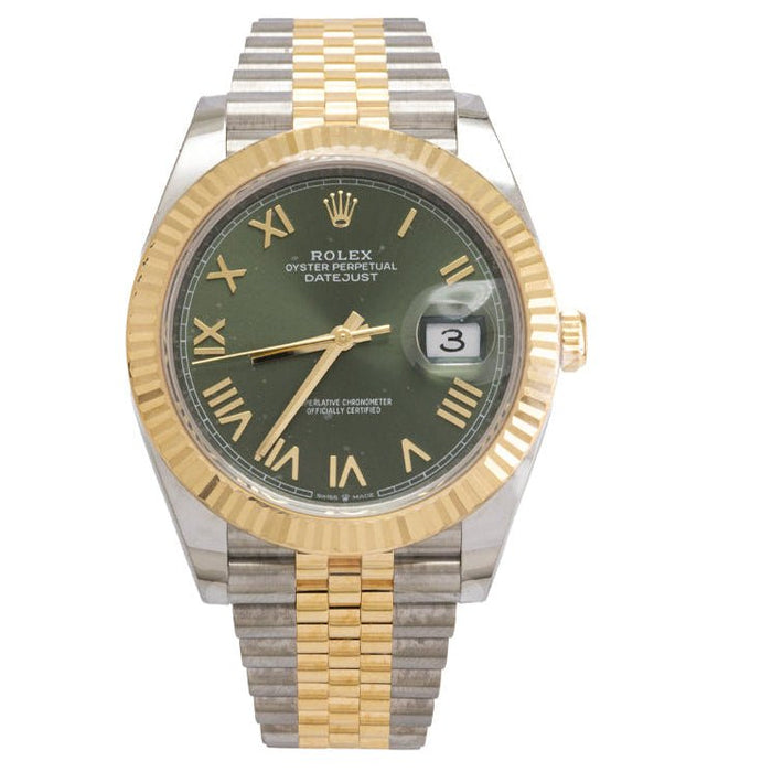 Rolex Datejust 41 mm TwoTone or jaune 18k Neuve