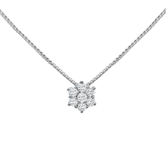 Collier diamant Flocon