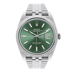 Rolex Datejust 41mm Mint Green New 06/2024