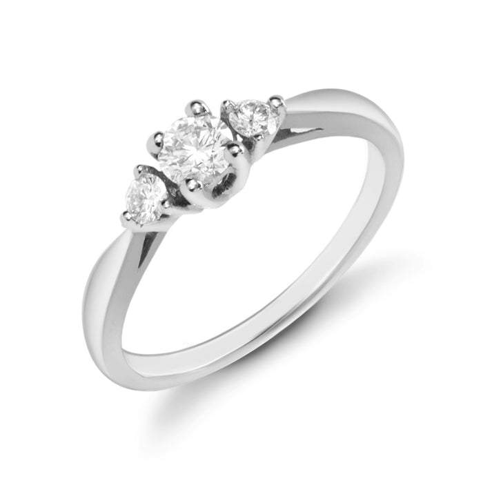 Solitaire 'Trio' Diamants
