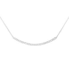 diamond row necklace