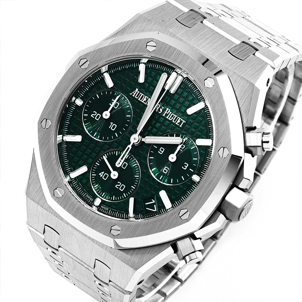 Audemars Piguet Royal Oak Chronographe Verte neuve 2024 - Daniel de Guy