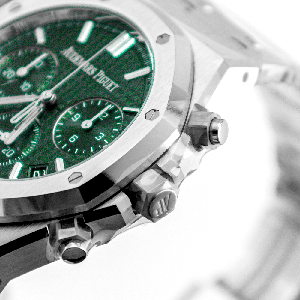 Audemars Piguet Royal Oak Chronographe Verte neuve 2024 - Daniel de Guy