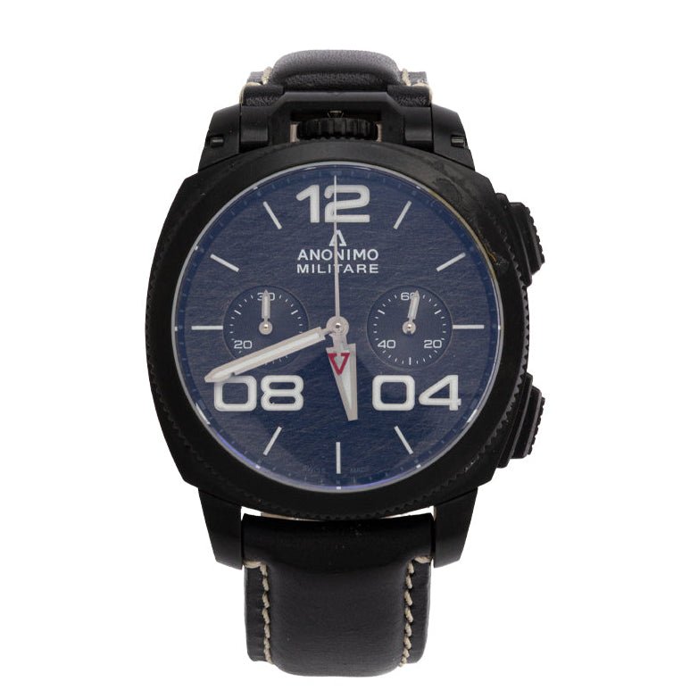 Anonimo Militare Chronographe Pvd Noir Occasion - Daniel de Guy
