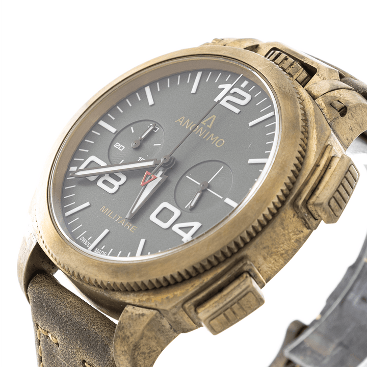 Anonimo Militare Chronographe Bronze occasion - Daniel de Guy