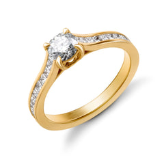 Diamant-Solitärring „Liebe“