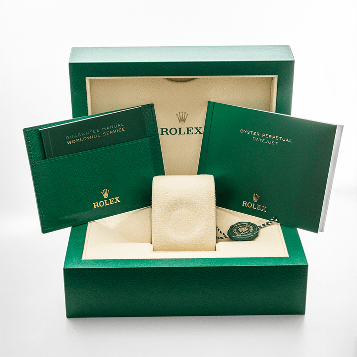 Rolex Datejust Neuve 41mm Neuve Bleu index diamants - Daniel de Guy