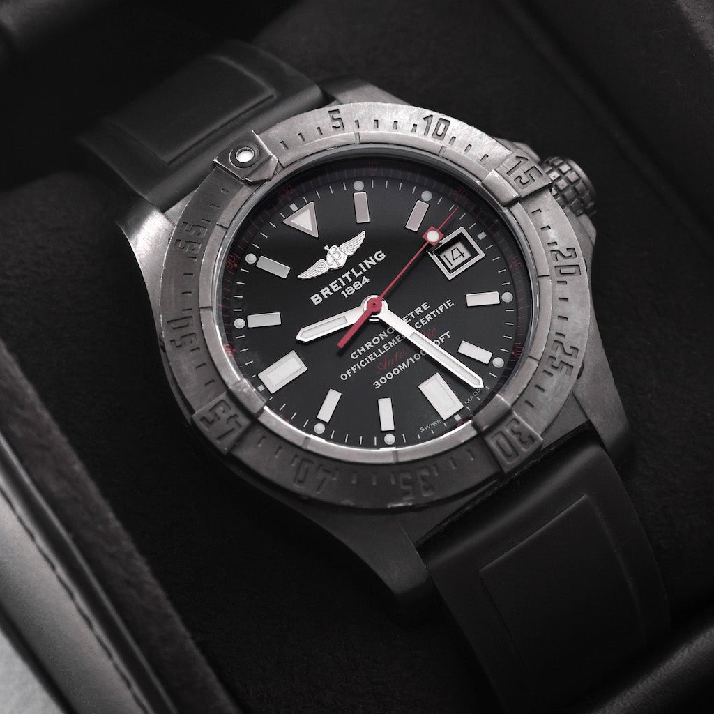 Breitling Avenger Sea wolf Blacksteel - Daniel de Guy