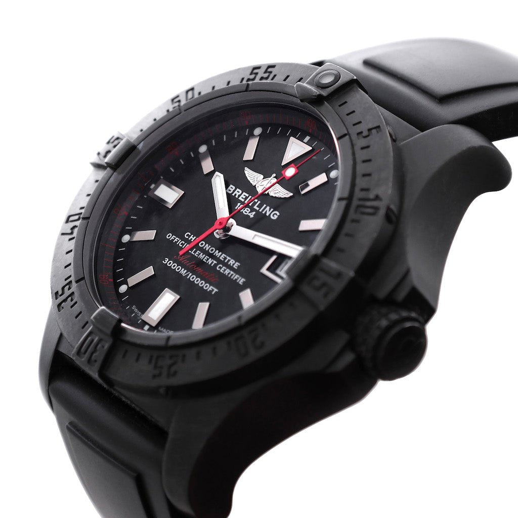 Breitling Avenger Sea wolf Blacksteel - Daniel de Guy