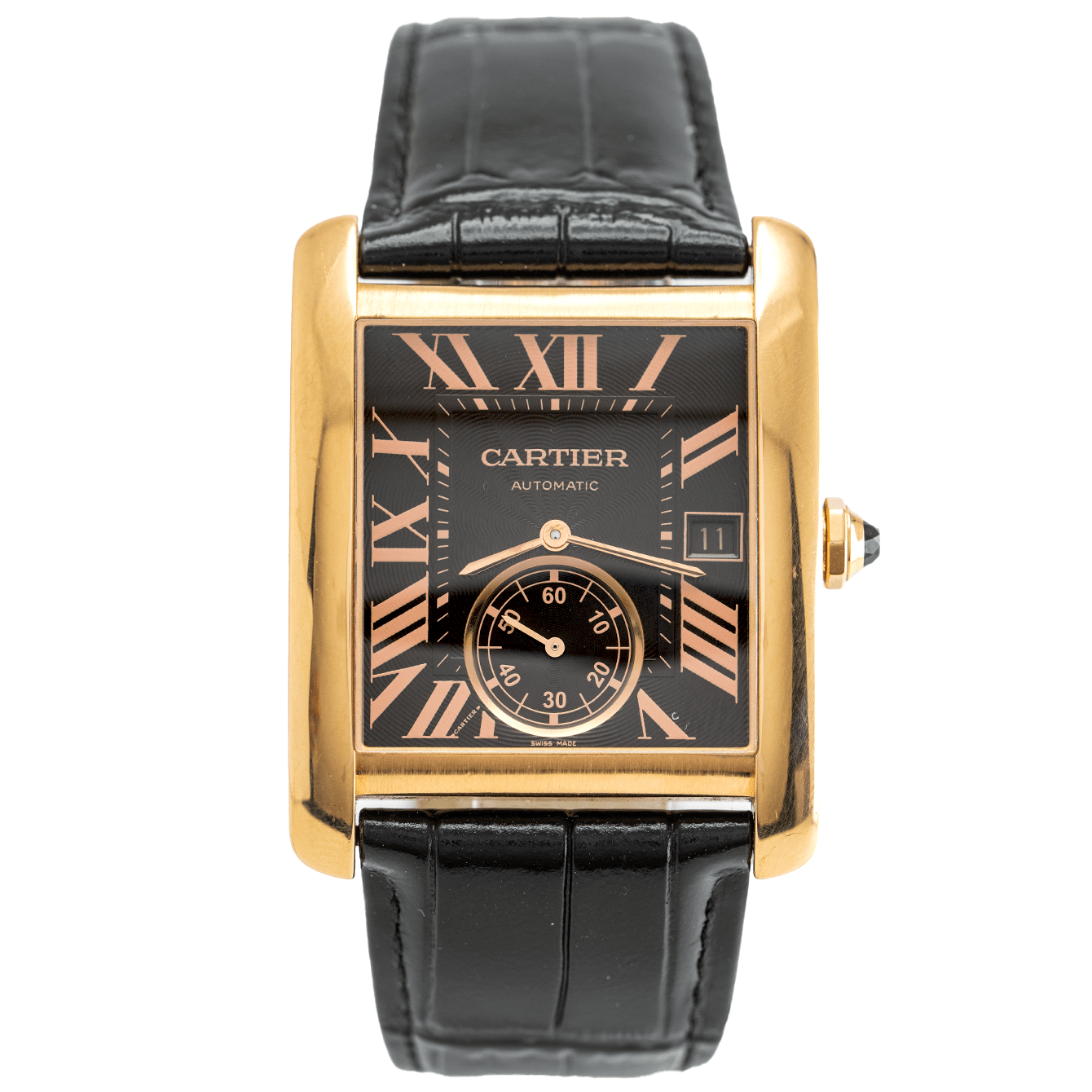 Cartier Tank MC Or Rose 18k Occasion - Daniel de Guy