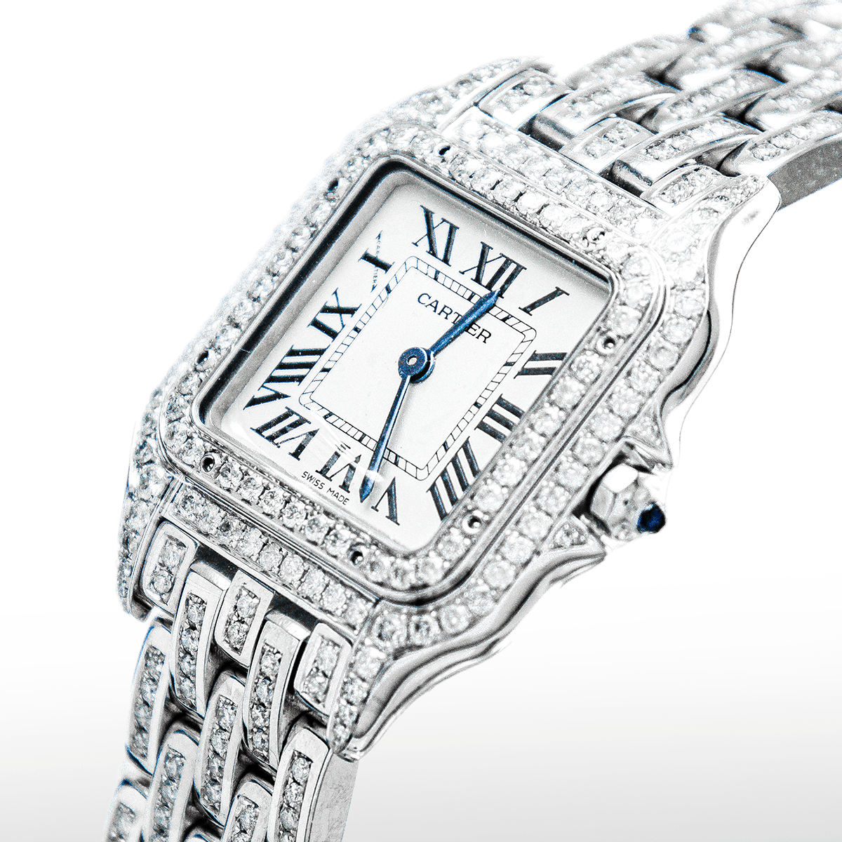 Montre Panthere Mm Sertie Occasion - Daniel de Guy