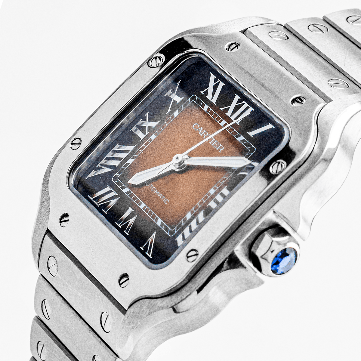 Cartier Santos Moyen Modèle Brun - Daniel de Guy