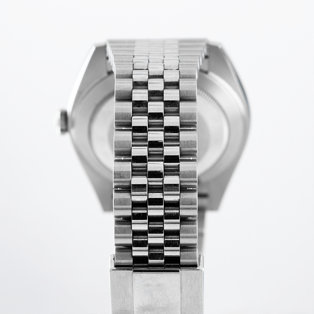 Rolex Datejust Neuve 41mm Neuve Bleu index diamants - Daniel de Guy