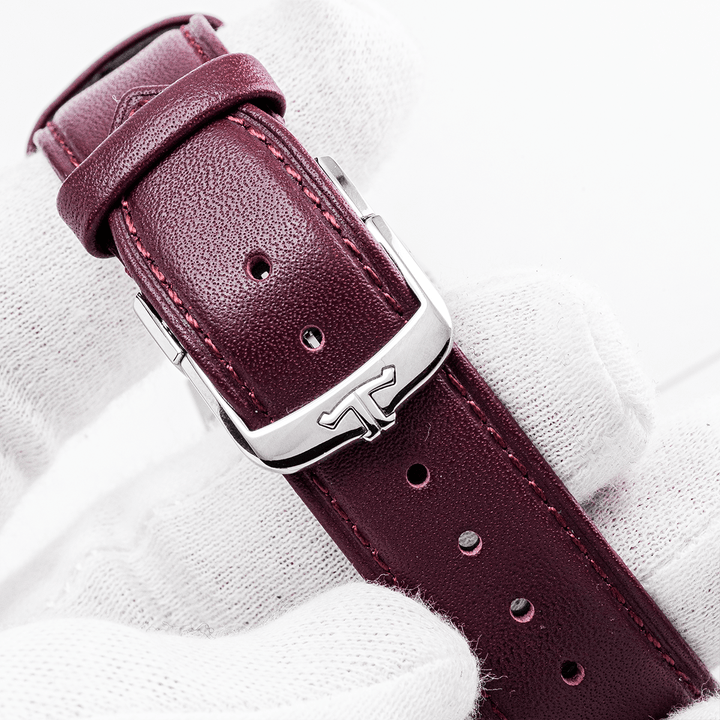 Jeager - LeCoultre Reverso Tribute Monoface Small Seconds Bordeaux - Daniel de Guy