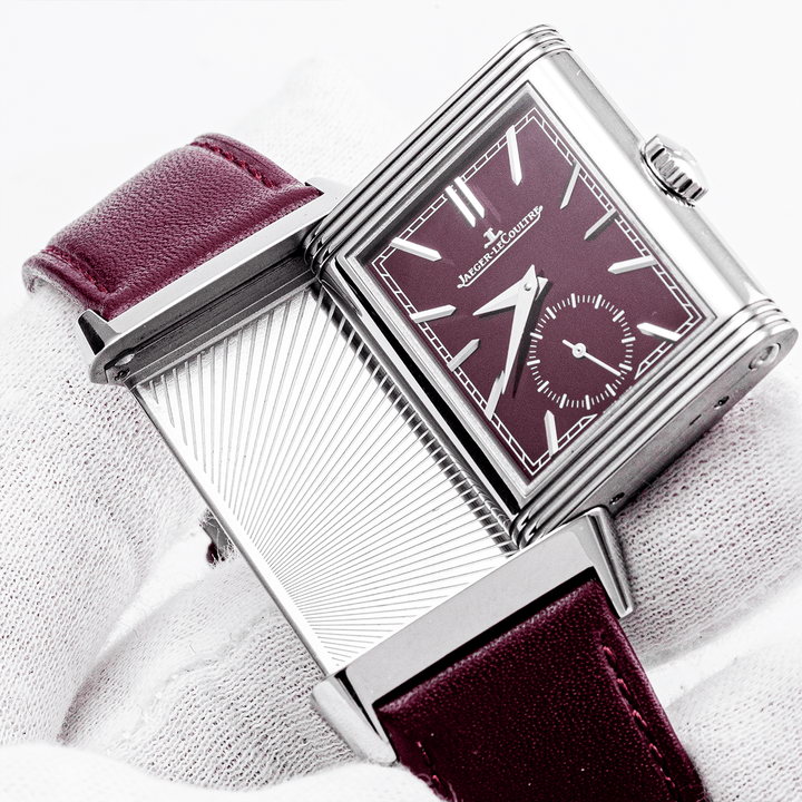 Jeager - LeCoultre Reverso Tribute Monoface Small Seconds Bordeaux - Daniel de Guy
