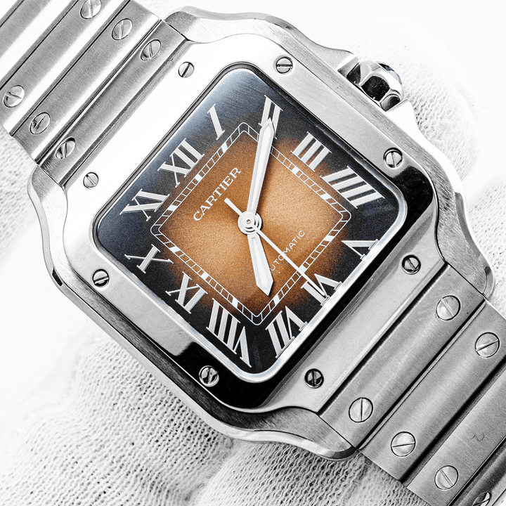 Cartier Santos Moyen Modèle Brun - Daniel de Guy