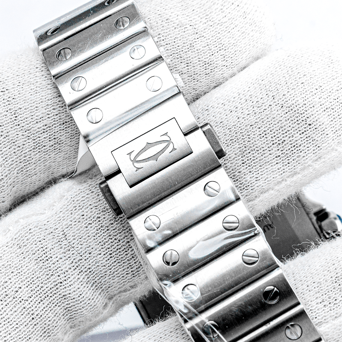 Cartier Santos Moyen Modèle Verte - Daniel de Guy