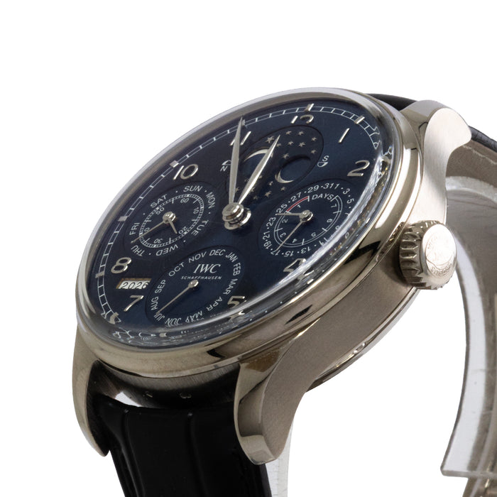 IWC Portugaise Perpetual Calendar Or Gris 18k Occasion