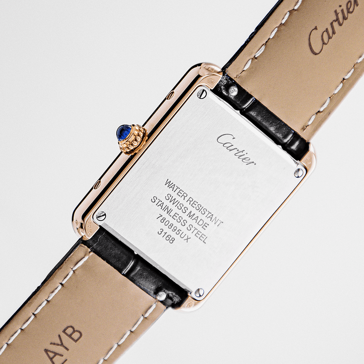 Montre Cartier Tank Solo Or rose 18k Occasion - Daniel de Guy