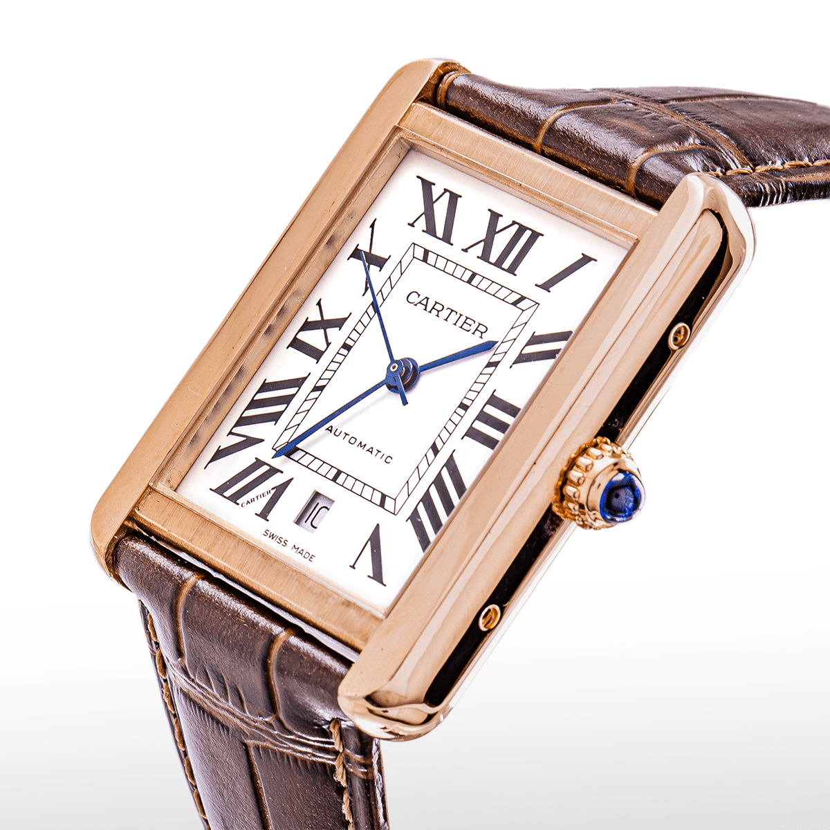 Montre Cartier Tank Solo GM Or Rose 18k Occasion - Daniel de Guy
