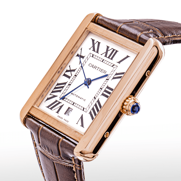 Montre Cartier Tank Solo GM Or Rose 18k Occasion - Daniel de Guy