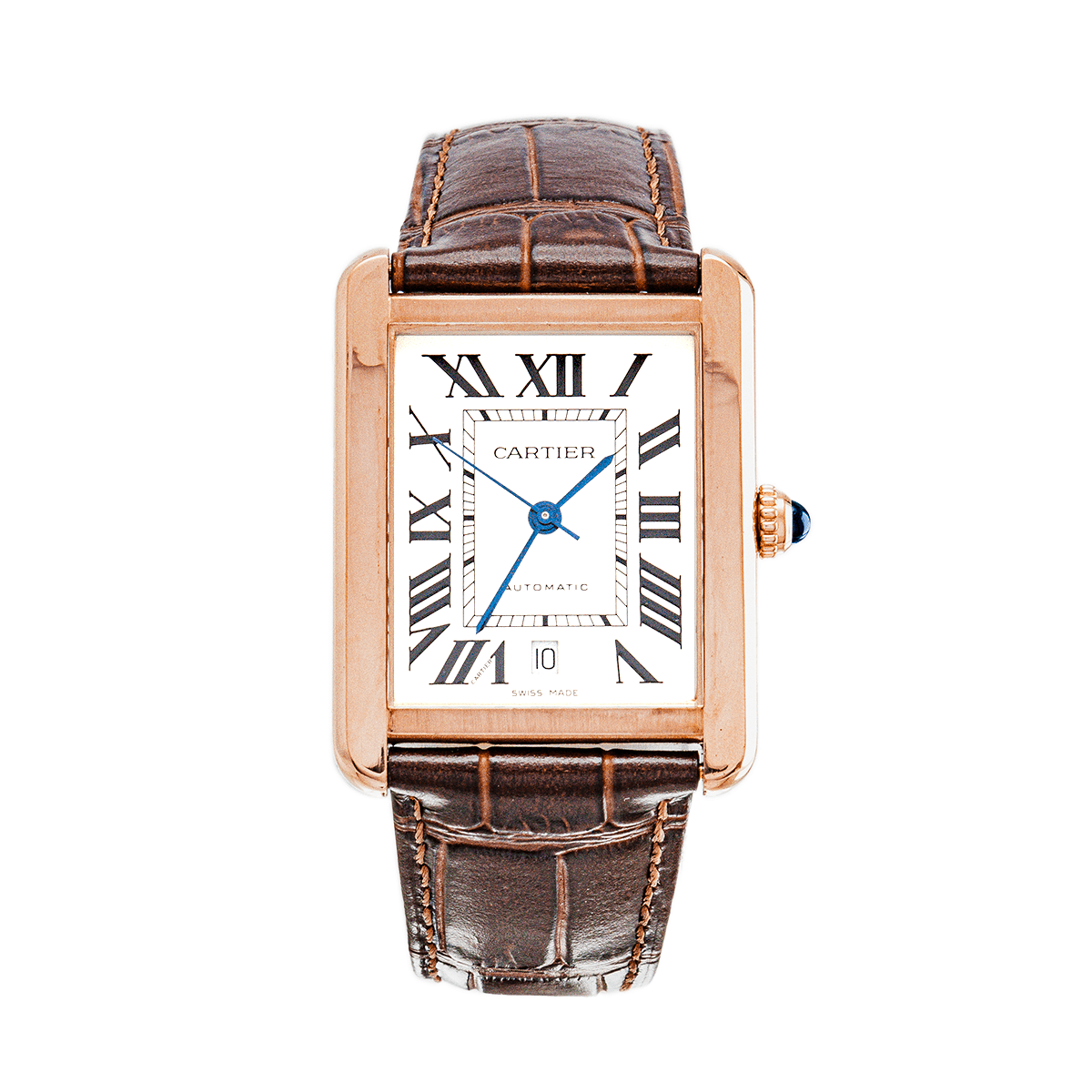 Montre Cartier Tank Solo GM Or Rose 18k Occasion - Daniel de Guy