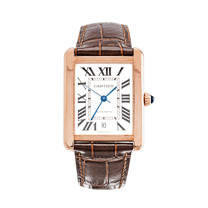 Montre Cartier Tank Solo GM Or Rose 18k Occasion - Daniel de Guy