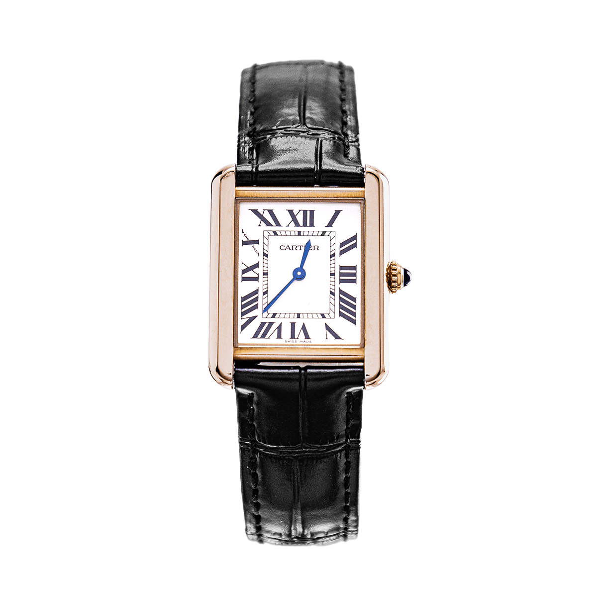 Montre Cartier Tank Solo Or rose 18k Occasion - Daniel de Guy