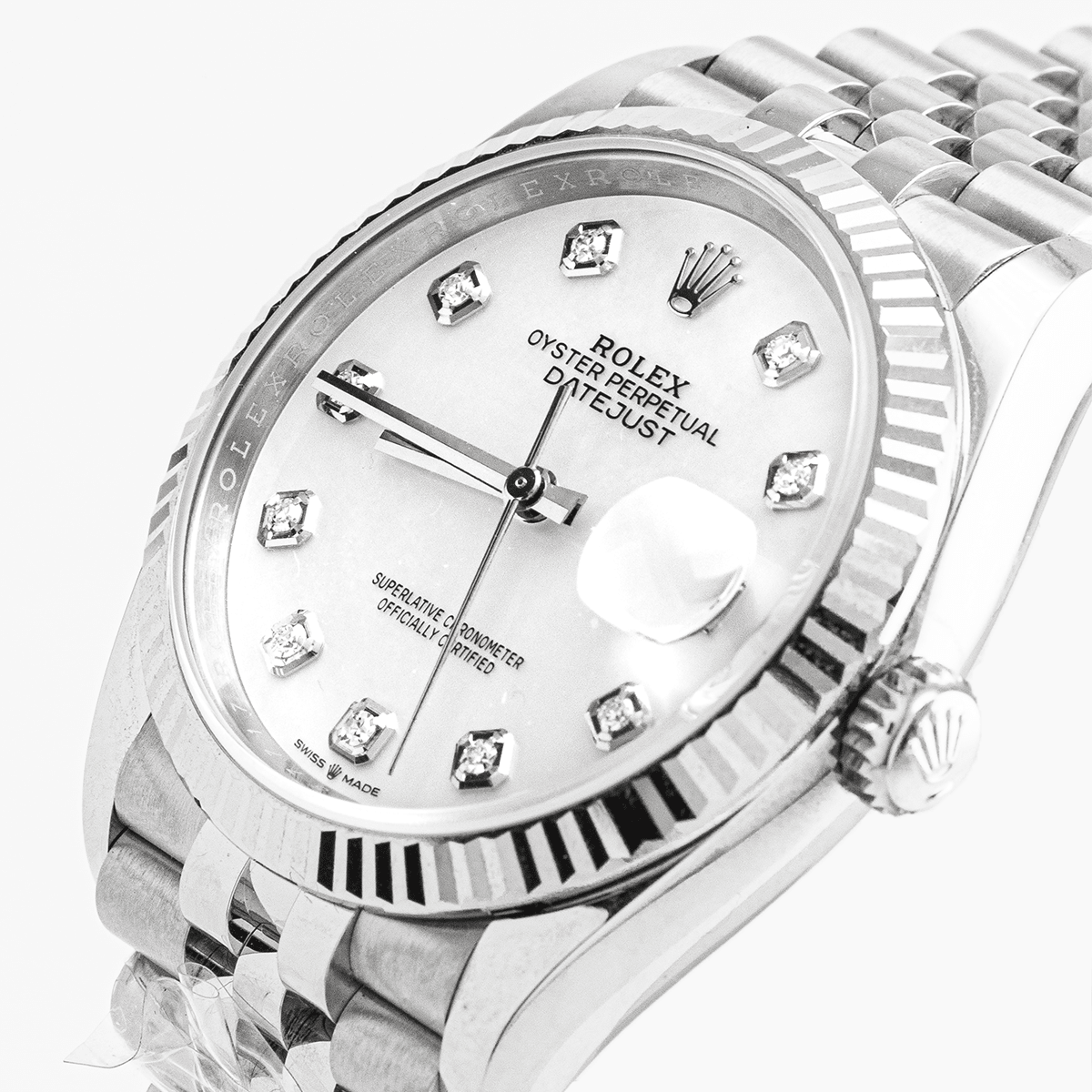 Montre Rolex Datejust 36mm MOP Diamants Neuve 2024 - Daniel de Guy