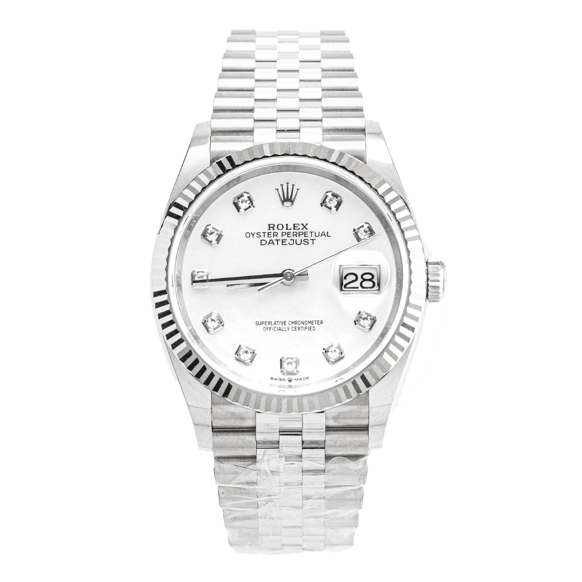Montre Rolex Datejust 36mm MOP Diamants Neuve 2024 - Daniel de Guy