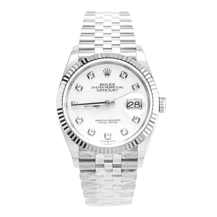 Montre Rolex Datejust 36mm MOP Diamants Neuve 2024 - Daniel de Guy
