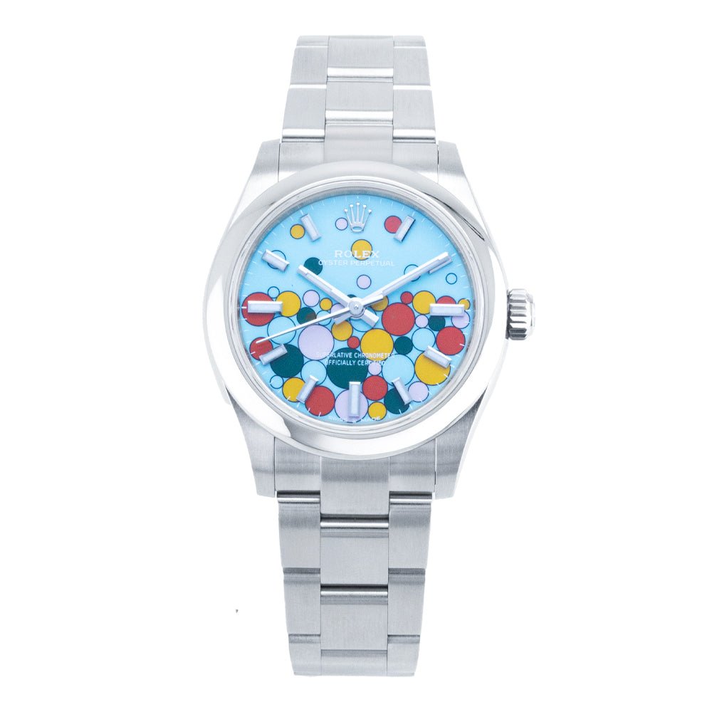 Rolex Oyster Perpetual 31 mm Bleu Célébration Neuve - Daniel de Guy
