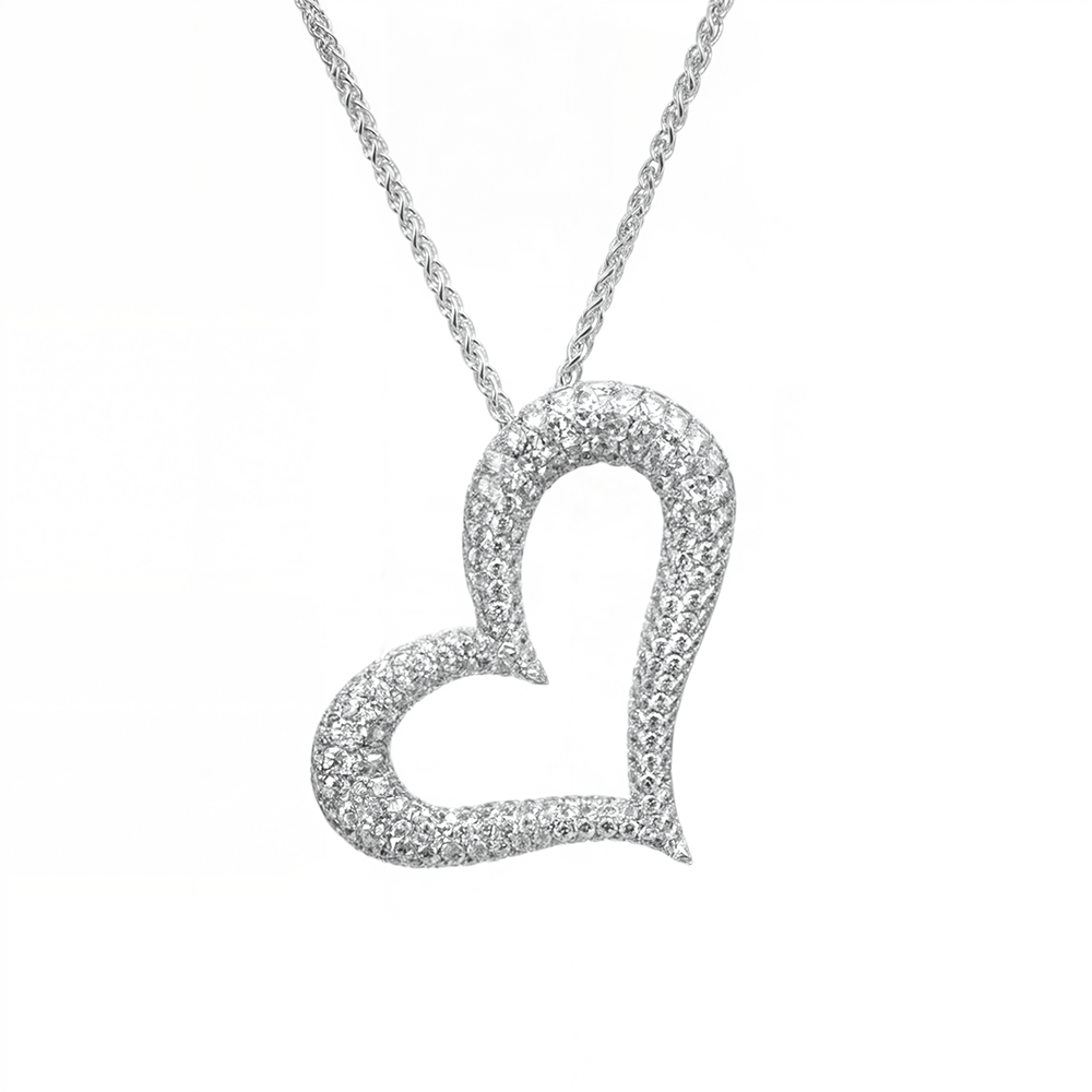 Pendentif Cœur de Diamants - Daniel de Guy