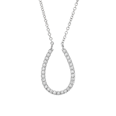 Pendentif Ovale de Diamants