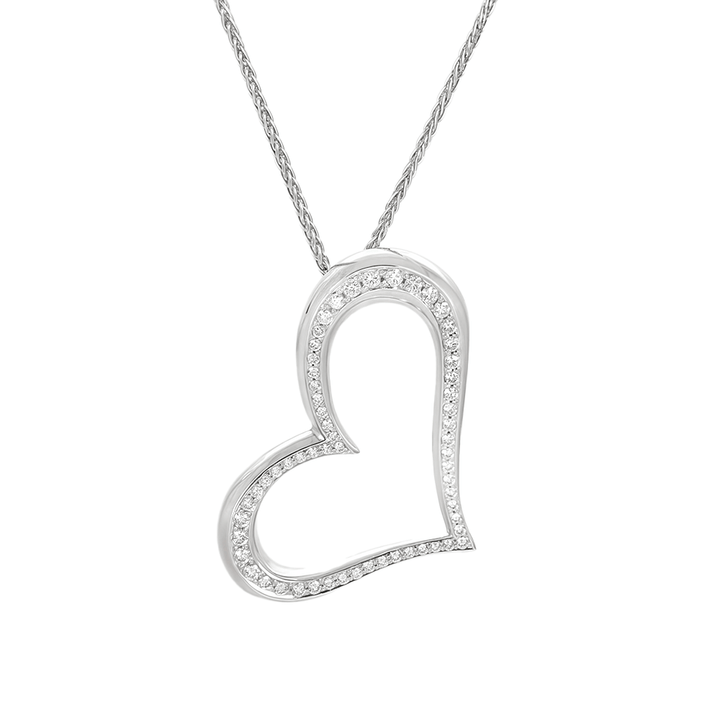 Pendentif Cœur Diamanté - Daniel de Guy