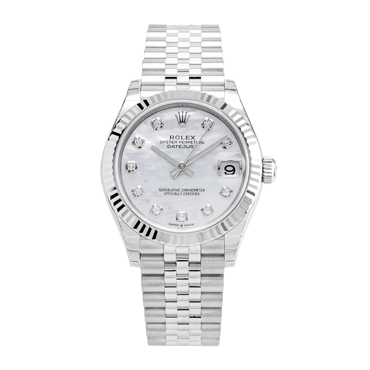 Rolex Datejust 31mm MOP Index Diamants Neuve 2026 - Daniel de Guy