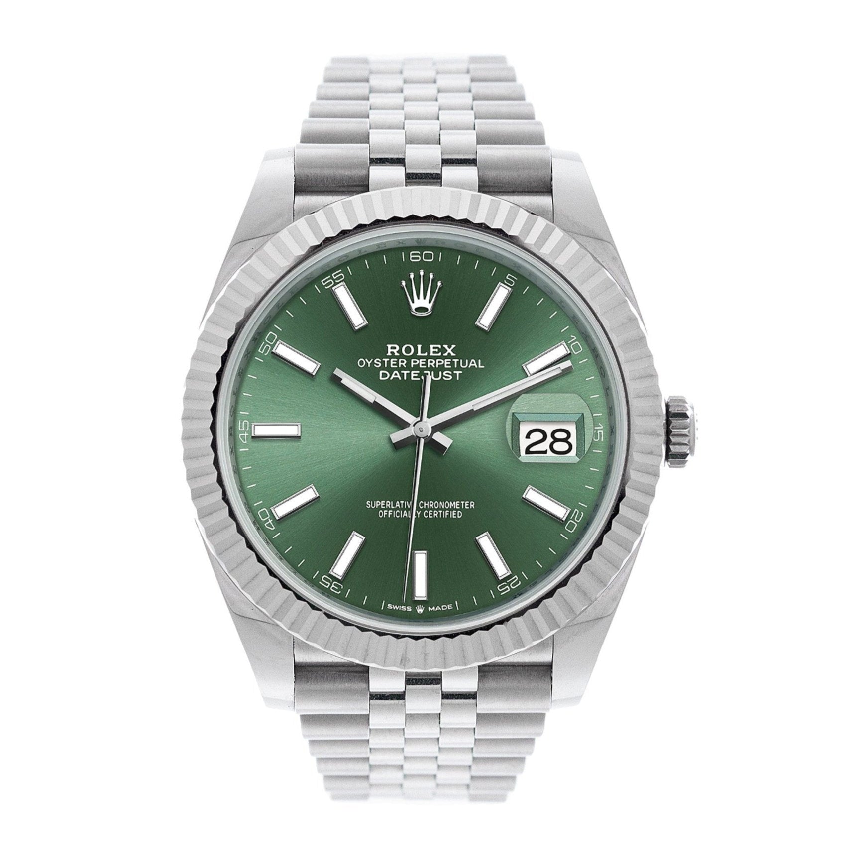 Rolex Datejust 41mm Vert Menthe Neuve 06/2024 - Daniel de Guy