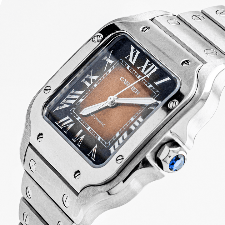 Cartier Santos Moyen Modèle Brun - Daniel de Guy