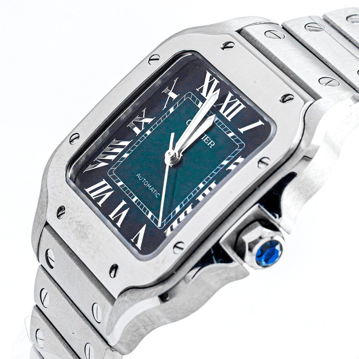 Cartier Santos Moyen Modèle Verte - Daniel de Guy