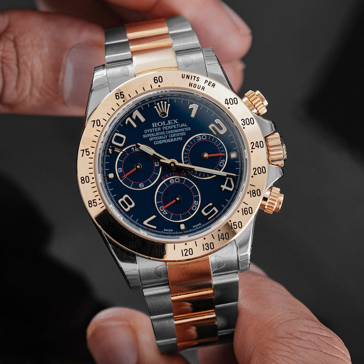 Rolex Cosmograph Daytona Two-Tone Neuve Stickée - Daniel de Guy