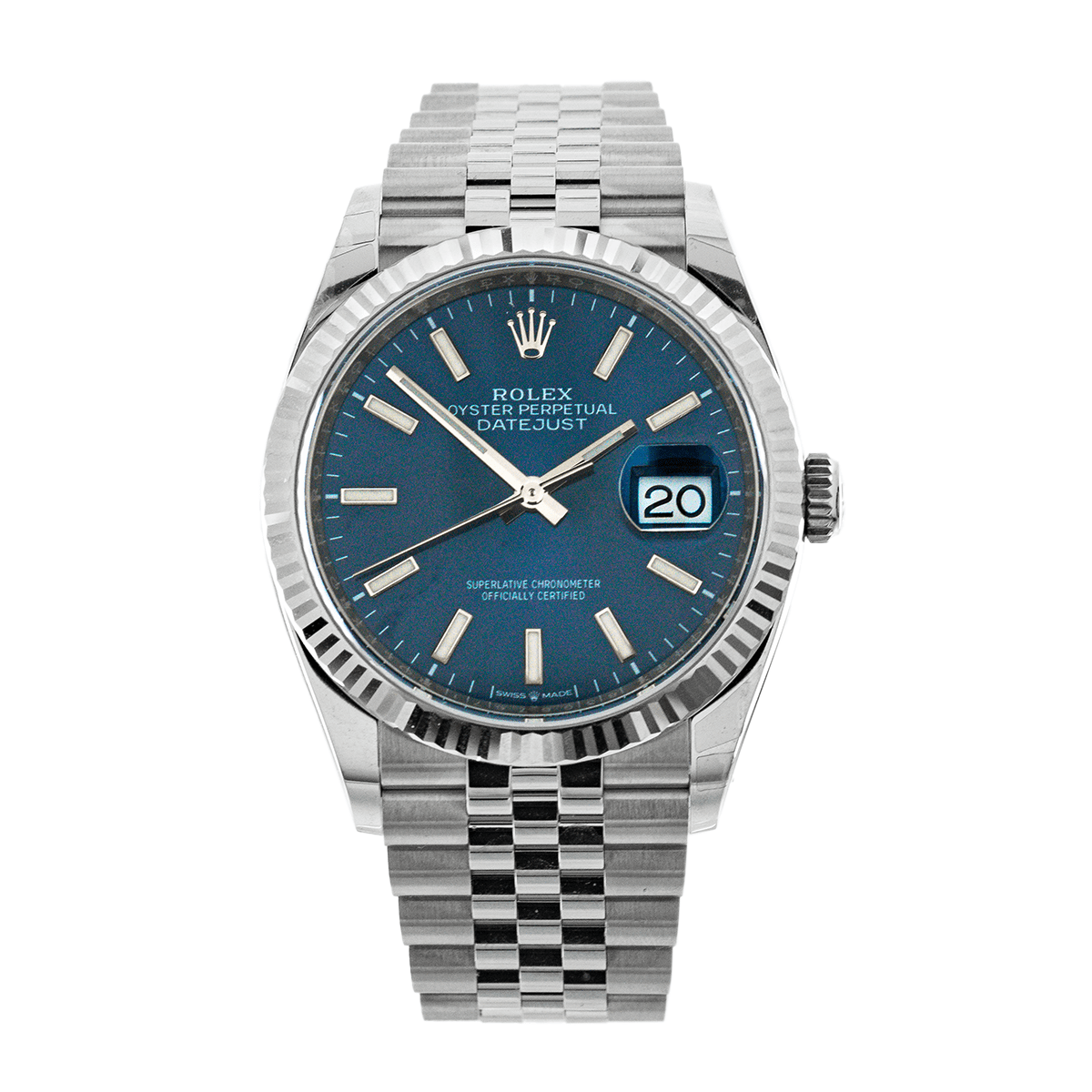 Rolex Datejust 36mm Bleu neuve 2025 - Daniel de Guy