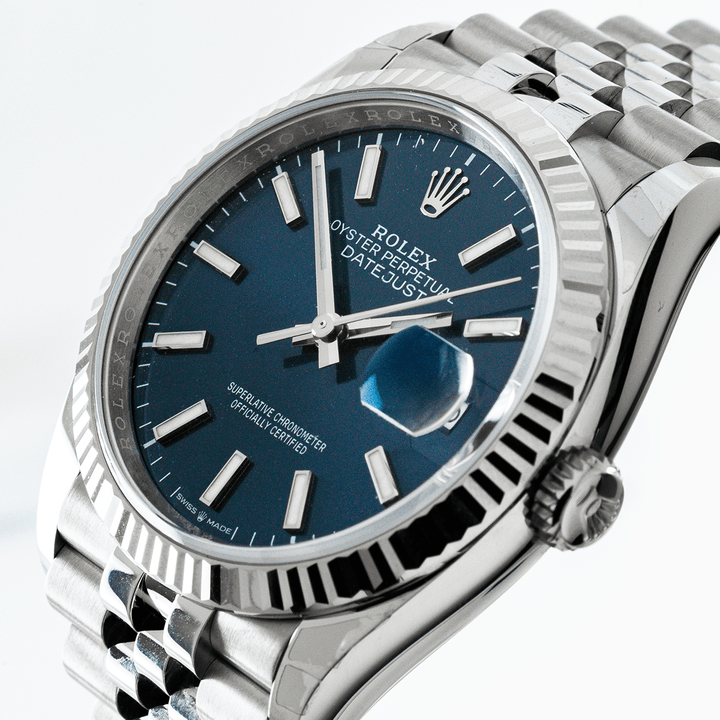 Rolex Datejust 36mm Bleu neuve 2025 - Daniel de Guy