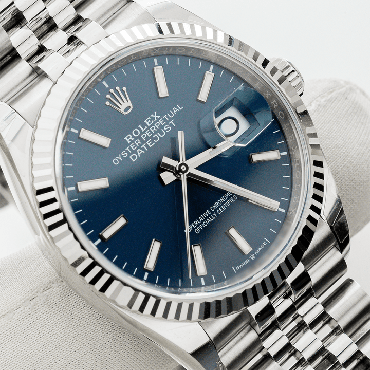 Rolex Datejust 36mm Bleu neuve 2025 - Daniel de Guy