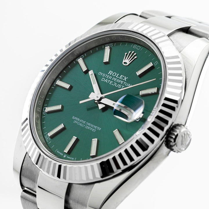 Rolex Datejust Green 41mm neuve - Daniel de Guy