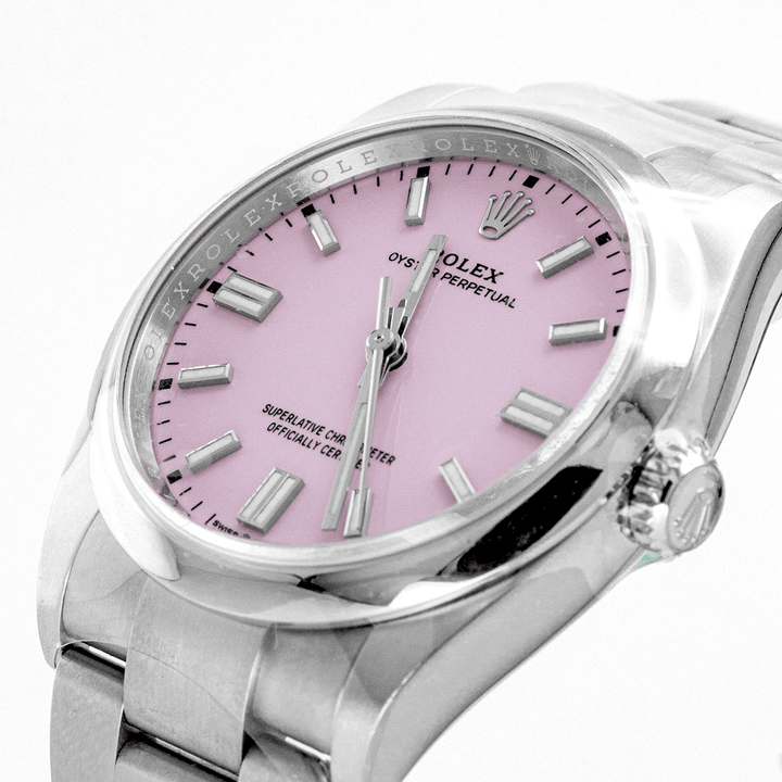 Rolex Oyster Perpetual 36mm Pink Neuve - Daniel de Guy