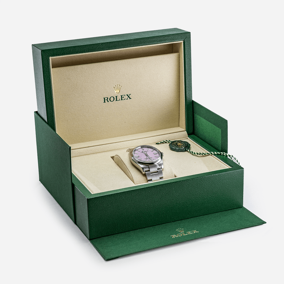 Rolex Oyster Perpetual 36mm Pink Neuve - Daniel de Guy