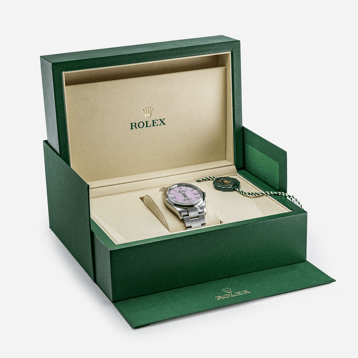 Rolex Oyster Perpetual 36mm Pink Neuve - Daniel de Guy
