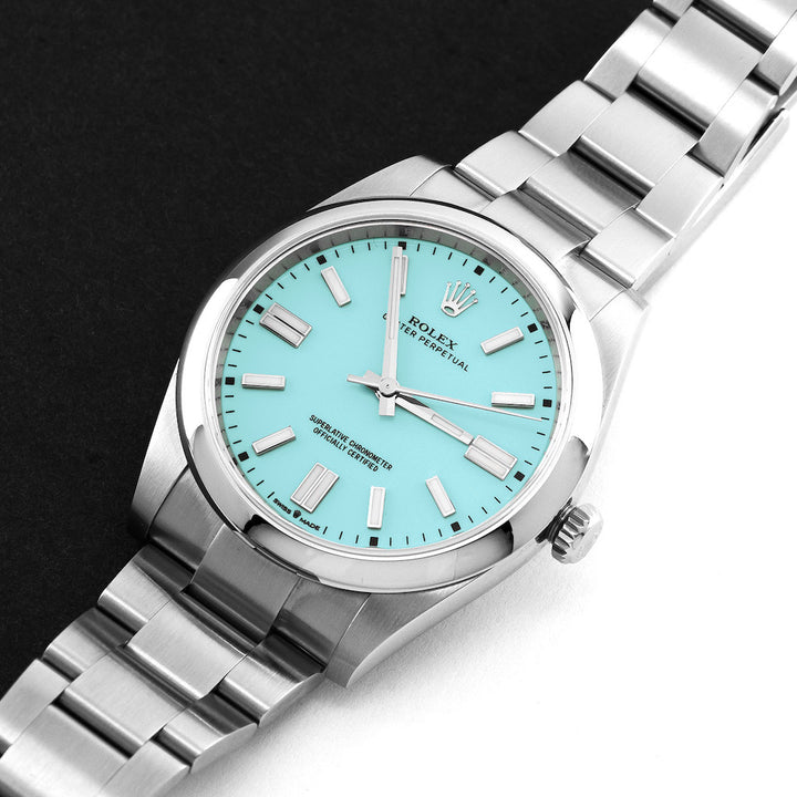 Rolex OP 36 mm Tiffany neuve 2024 - Daniel de Guy