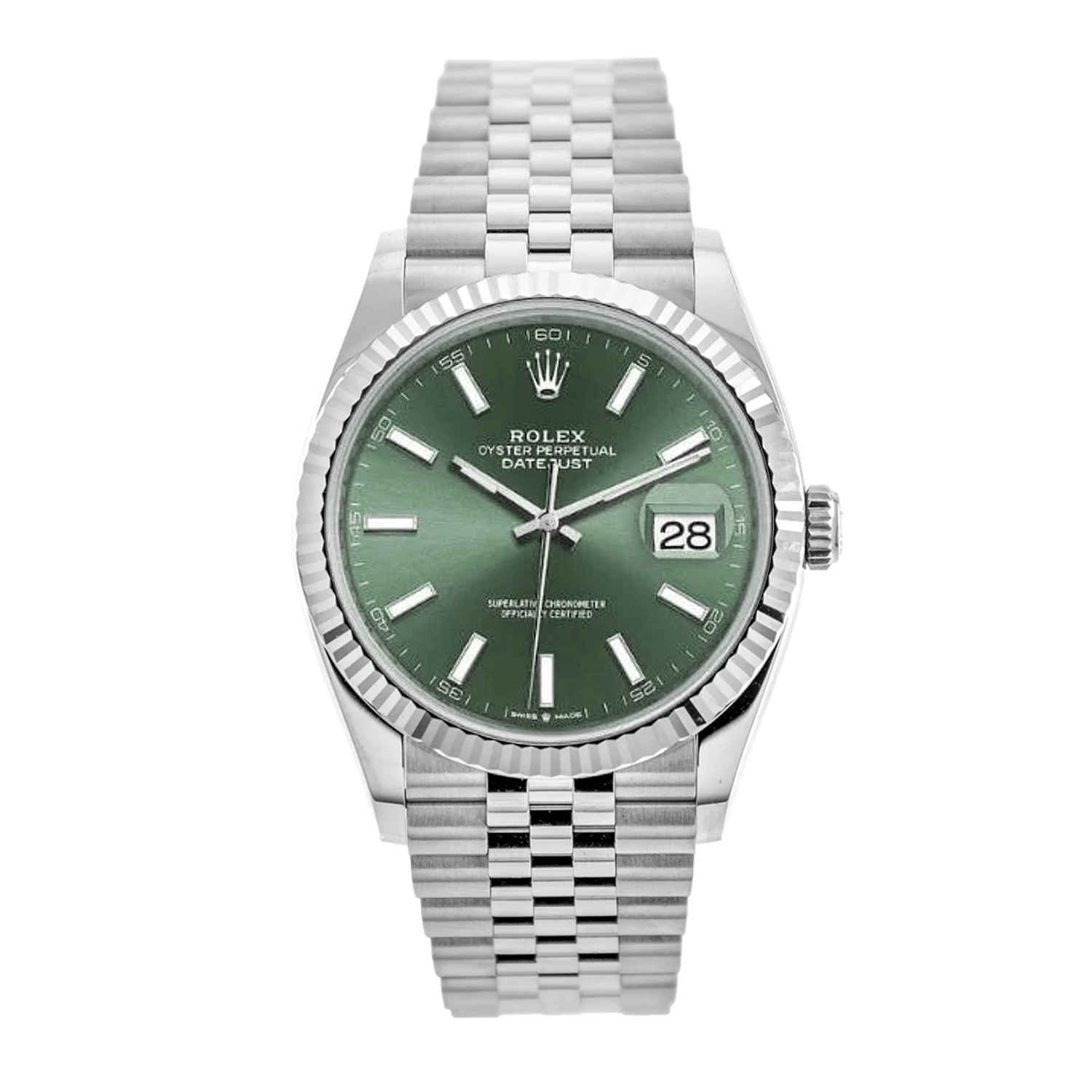 Rolex Datejust 36 mm Vert Menthe Neuve 2025 - Daniel de Guy